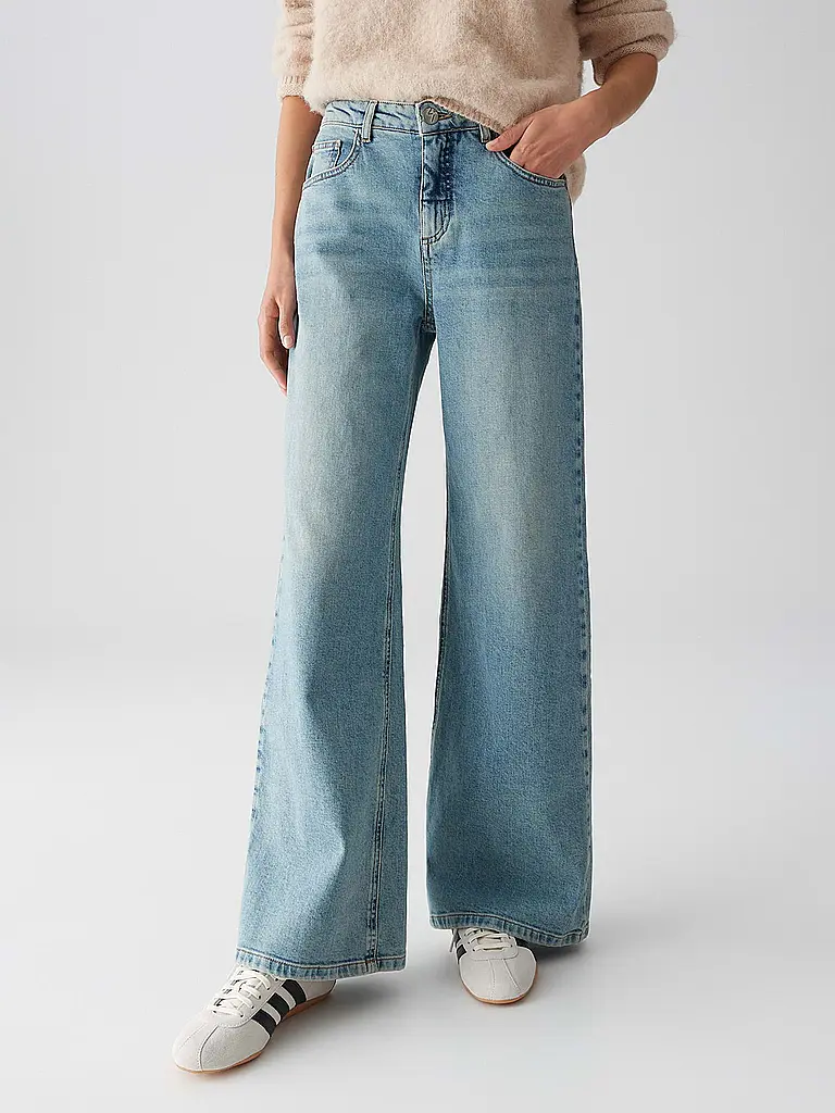 OPUS | Jeans Coupe Droite MINAH PALAZZO URBAN | Bleu clair