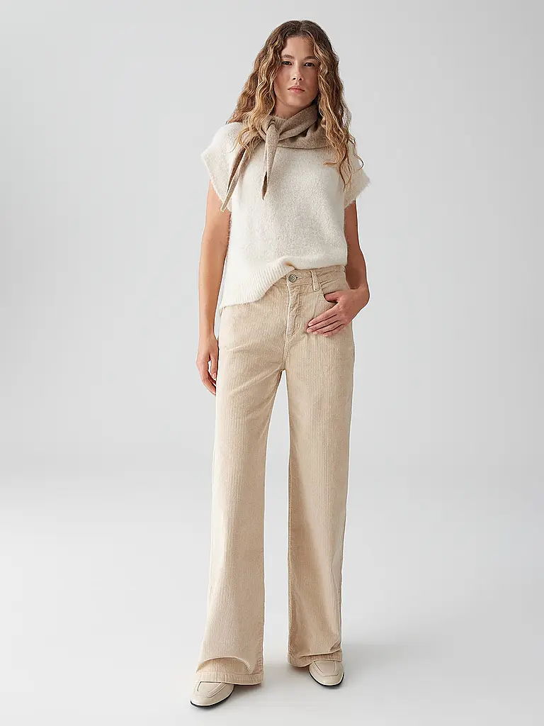 OPUS | Jeans coupe droite MINAH PALAZZO | Beige