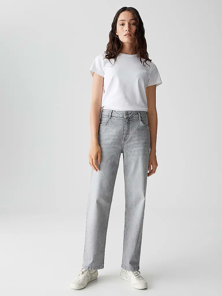 OPUS | Jeans coupe droite MIVA ALIGN | Gris