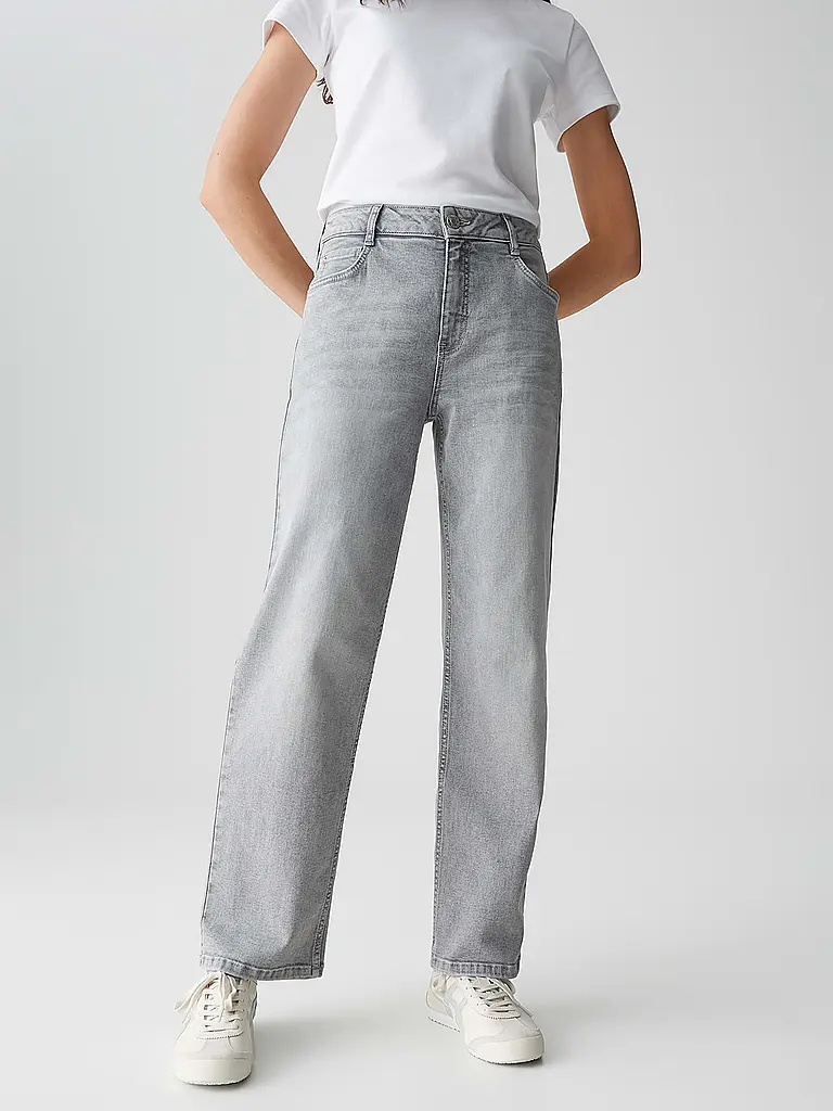 OPUS | Jeans coupe droite MIVA ALIGN | Gris