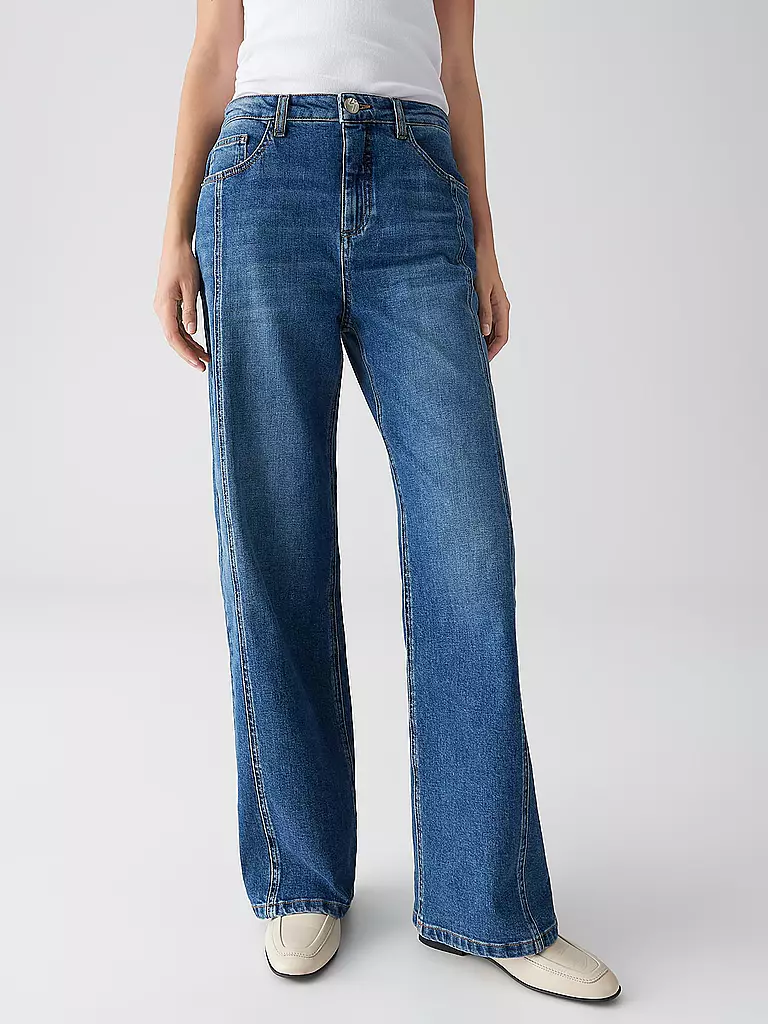 OPUS | Jeans coupe droite MIVY LANE | Bleu foncé