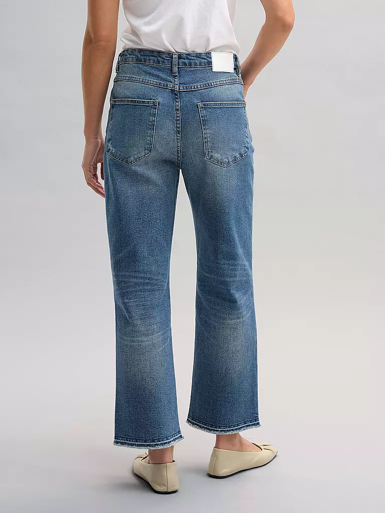 OPUS | Jeans Flared Fit 7/8 LANI TWIST | Bleu