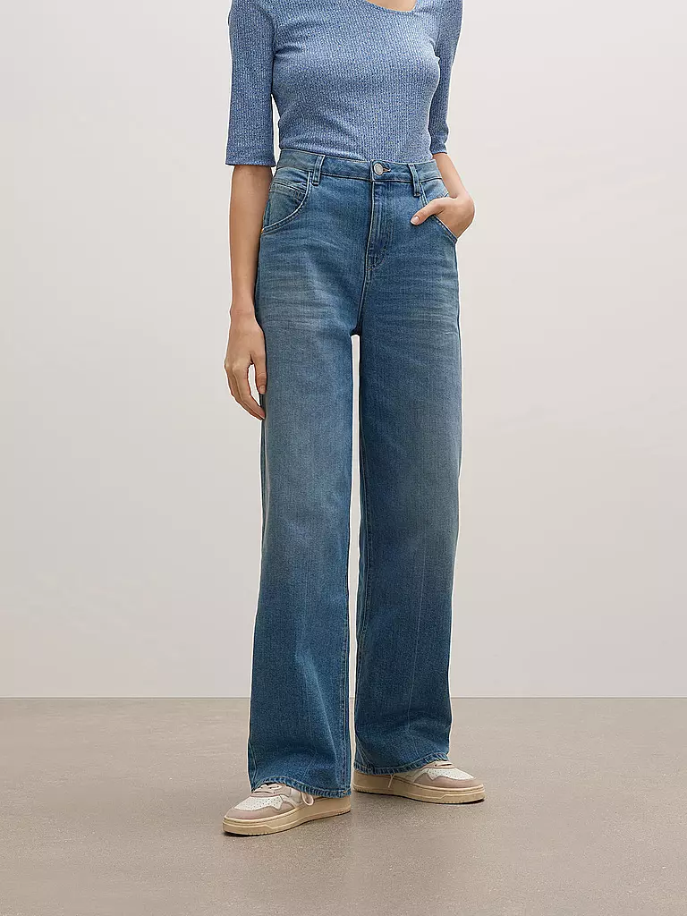 OPUS | Jeans Flared Fit MIBERTA | Bleu