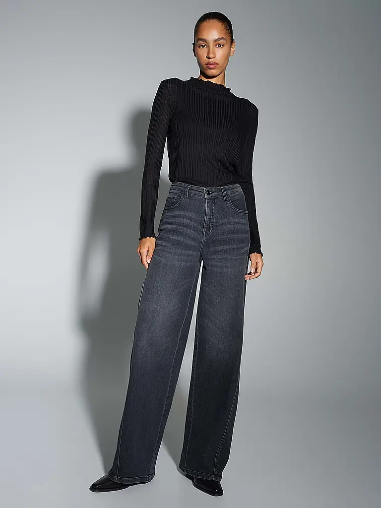 OPUS | Jeans Flared Fit MIVA COSMIC | Gris