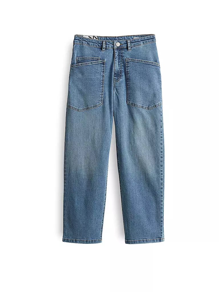 OPUS | Jeans fuselées 7/8 LISSIE CARGO | Bleu