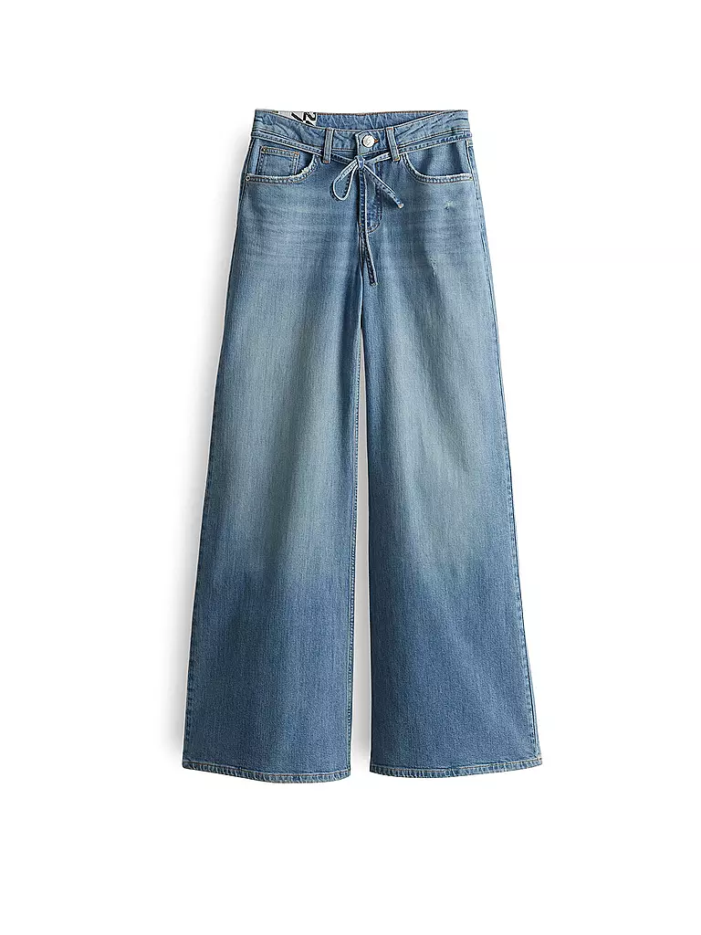 OPUS | Jeans Jambe Large MIVA PALAZZO CASUAL | Bleu