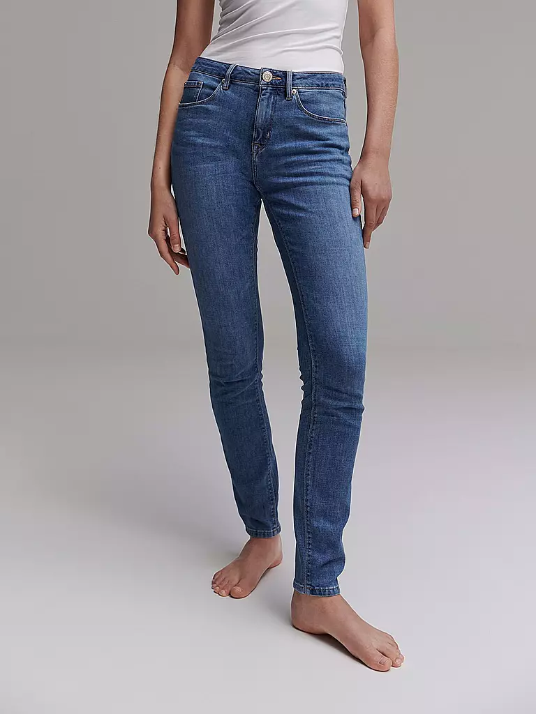 OPUS | Jeans Skinny Fit 7/8 ELMA OCEAN BLUE | Bleu