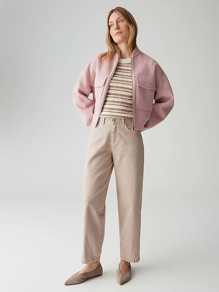 OPUS | Jeans Straight Fit LOLAH EDGY | Marron clair