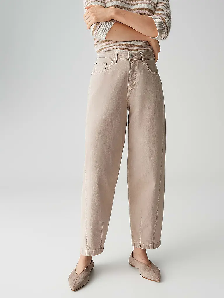 OPUS | Jeans Straight Fit LOLAH EDGY | Marron clair