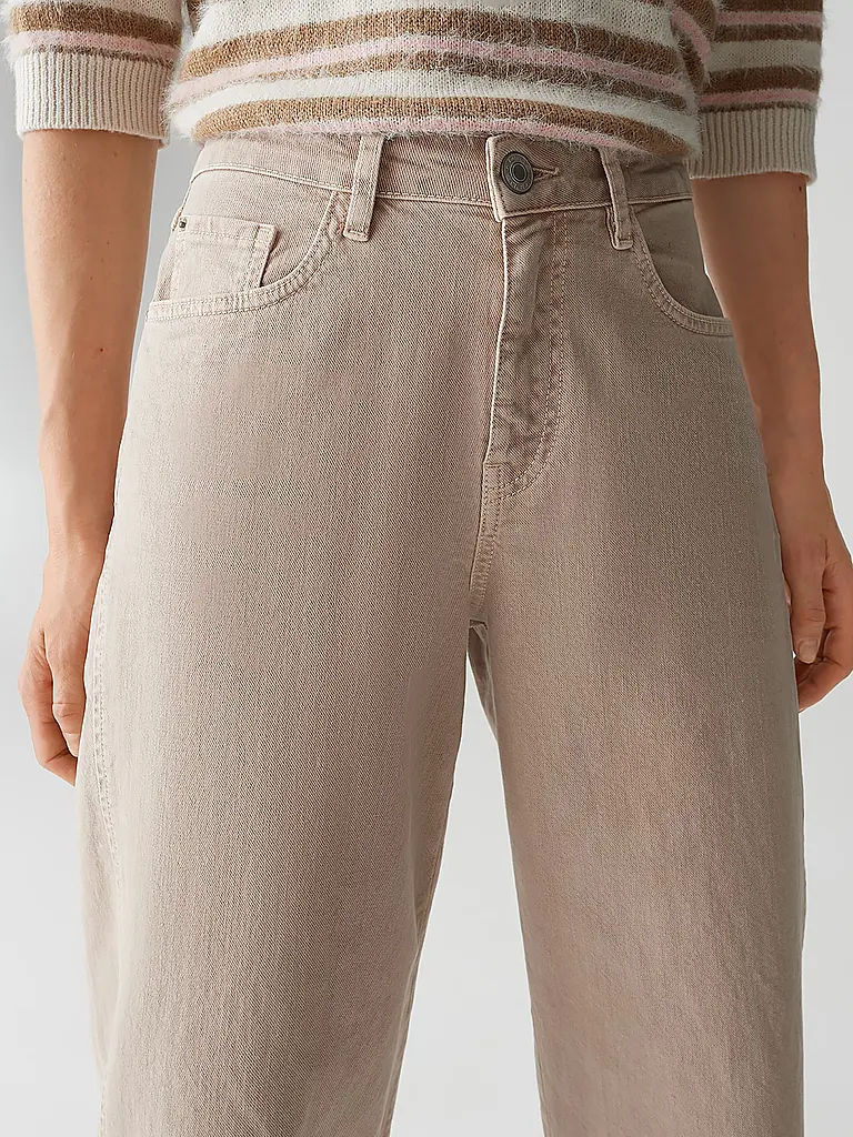 OPUS | Jeans Straight Fit LOLAH EDGY | Marron clair