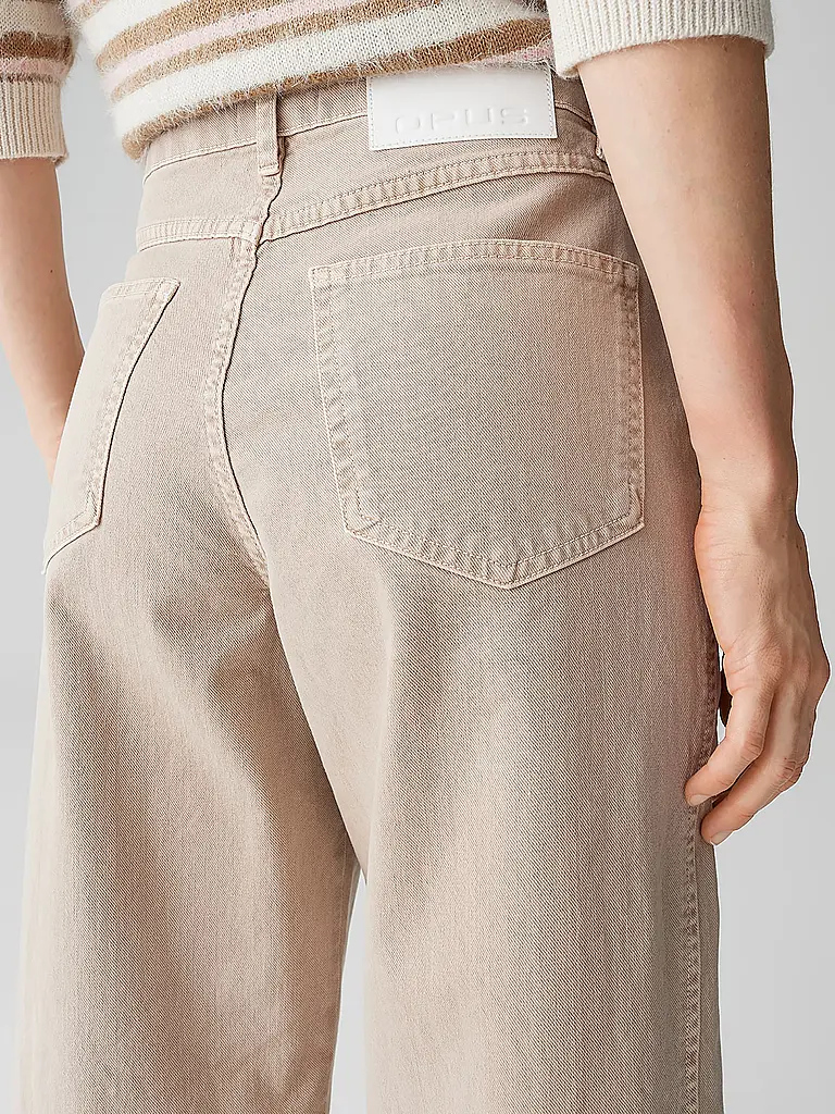 OPUS | Jeans Straight Fit LOLAH EDGY | Marron clair