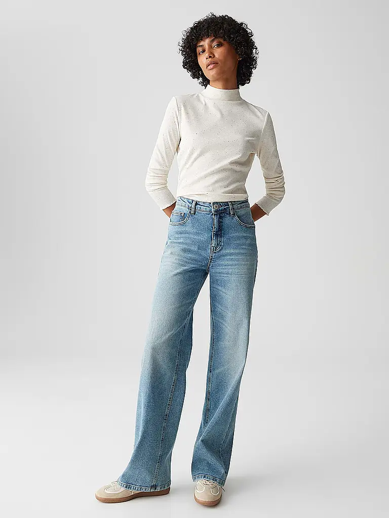 OPUS | Jeans Straight Fit MIVA ESCAPE | Bleu