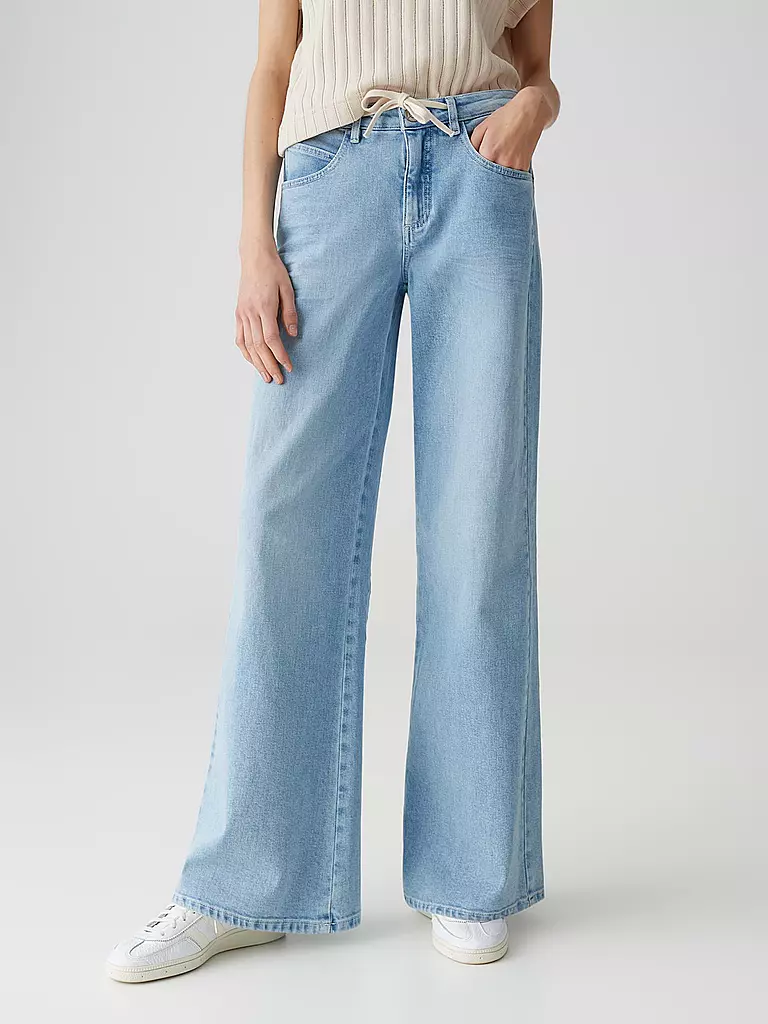 OPUS | Jeans Wide Leg MIVA PALAZZO PARIS | Bleu