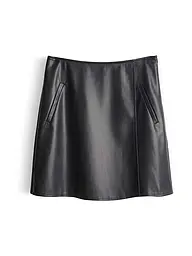 OPUS | Jupe aspect cuir REANA COSMIC | Noir