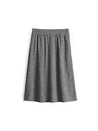OPUS | Jupe midi ROPANI CRINKLE | Bleu foncé