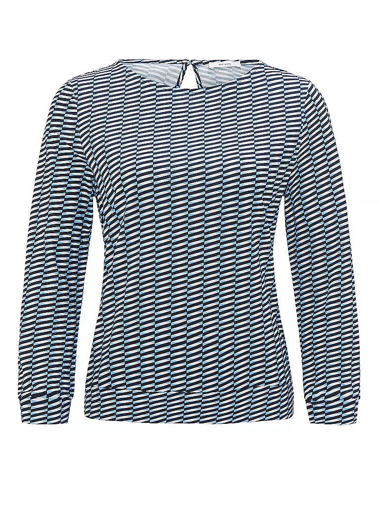 OPUS | Langarmshirt SUSTA | Bleu