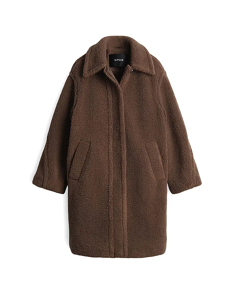 OPUS | Manteau aspect fourrure HEDDY | braun