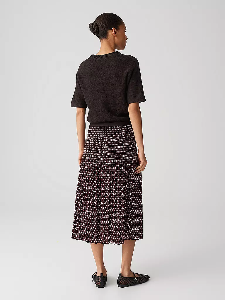 OPUS | Midi RIBANE LONDON | Rouge foncé