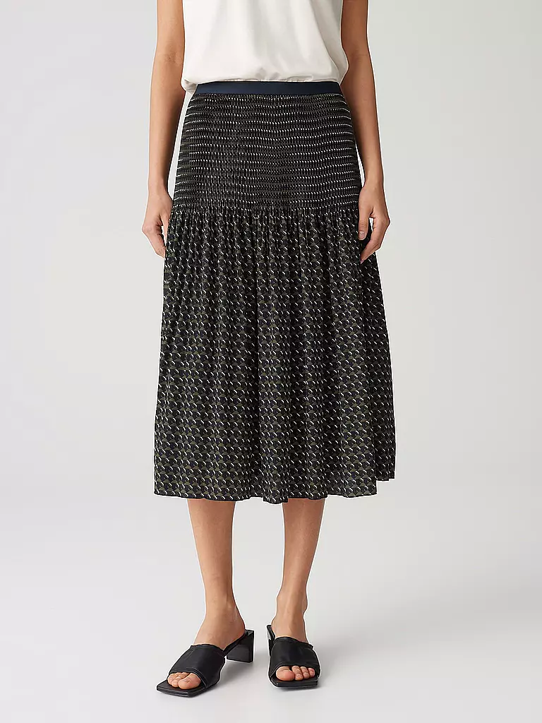OPUS | Midi-jupe RIBANE LONDON | dunkelblau