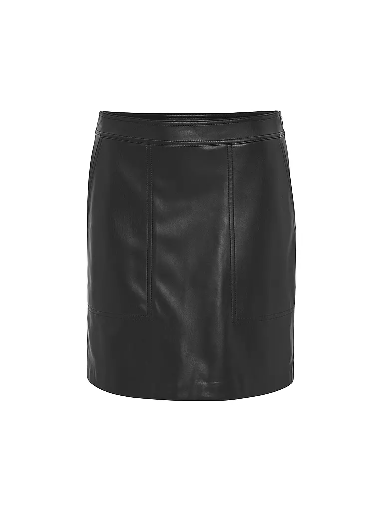 OPUS | Minirock in Lederoptik RELVINA EDGY | Noir