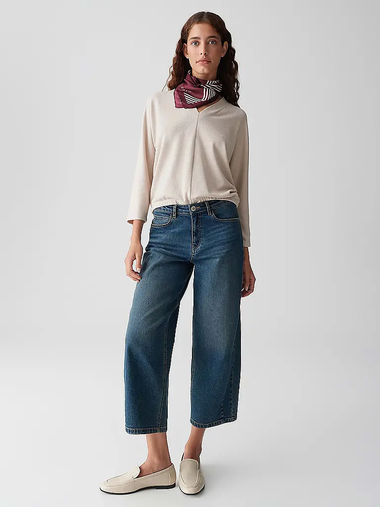 OPUS | Nom du produit: Pull SLUTO
Marque: OPUS
Couleur: beige
Catégories: Mode,Femme

Longueur des manches: Manches 3/4
Encolure: Col en V
Matière: Viscose ,Polyester / Polyamide,Stretch
Motif: Uni
Coupe (vêtements d'extérieur): Ample
Style: Pure | Beige