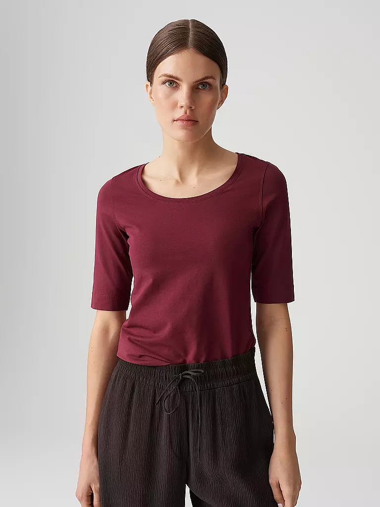 OPUS | Nom du produit: Shirt SERTA | Rouge foncé
