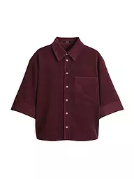 OPUS | Overshirt FAISA | Rouge foncé