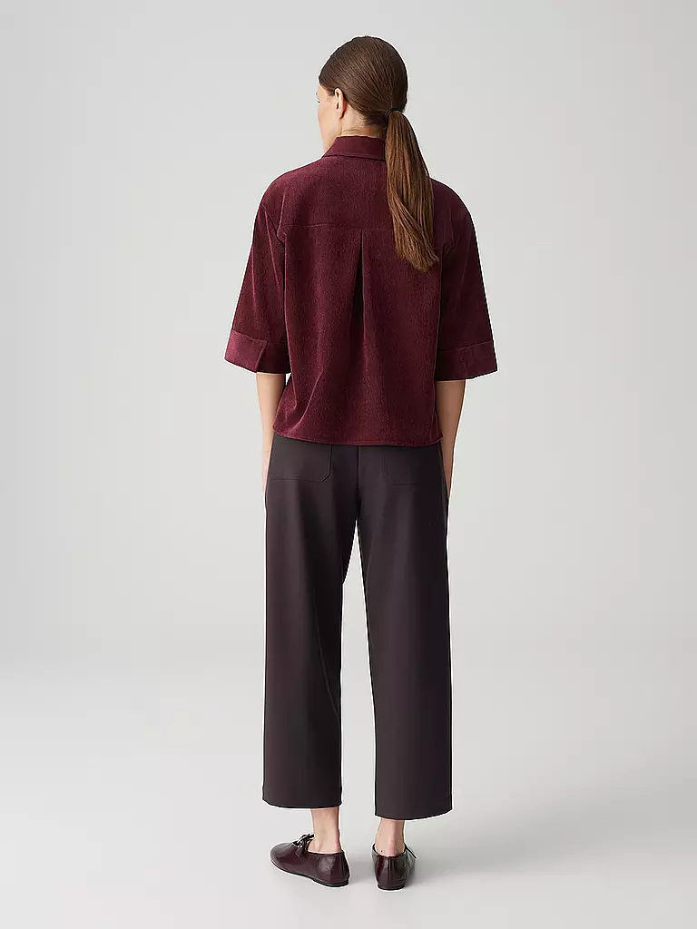 OPUS | Overshirt FAISA | Rouge foncé