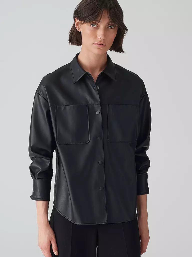 OPUS | Overshirt FIRIUS | Noir