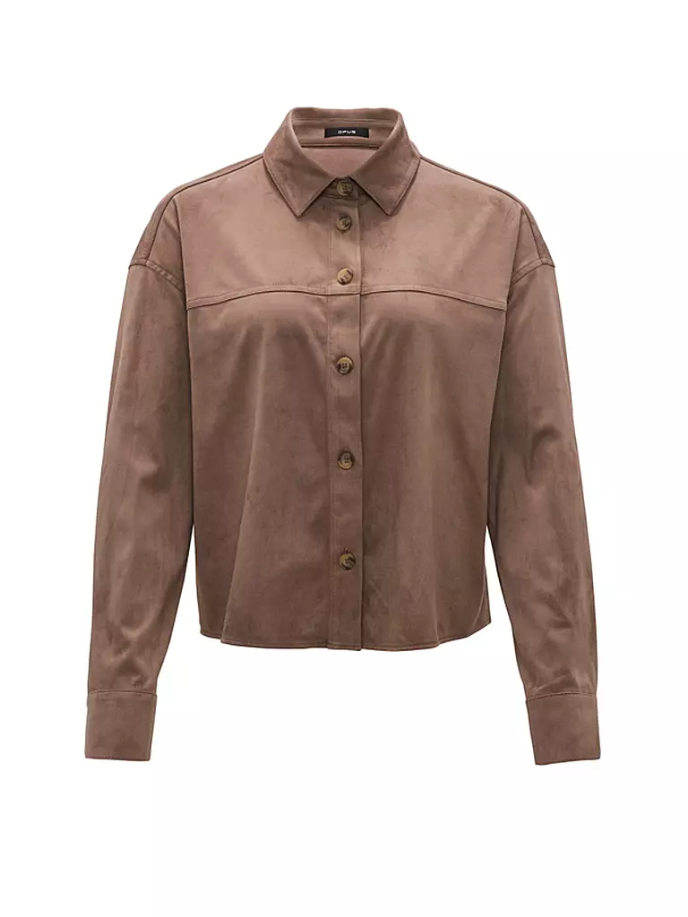 OPUS | Overshirt FONTEGA | Marron