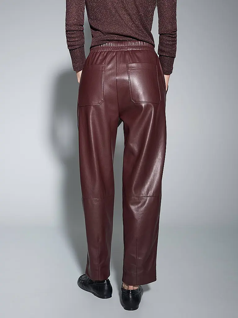 OPUS | Pantalon aspect cuir MYHA EDGY | Baie