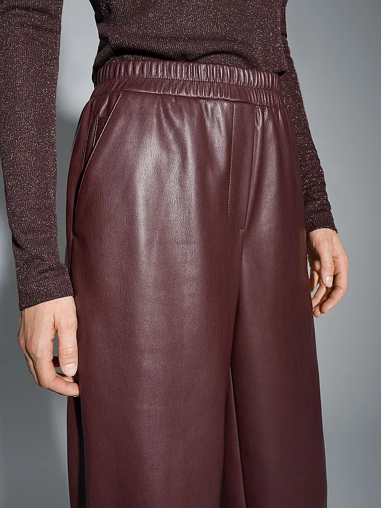 OPUS | Pantalon aspect cuir MYHA EDGY | Baie