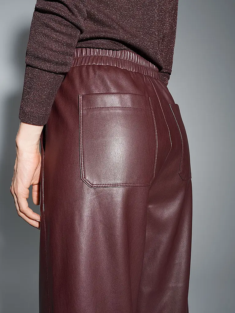 OPUS | Pantalon aspect cuir MYHA EDGY | Baie