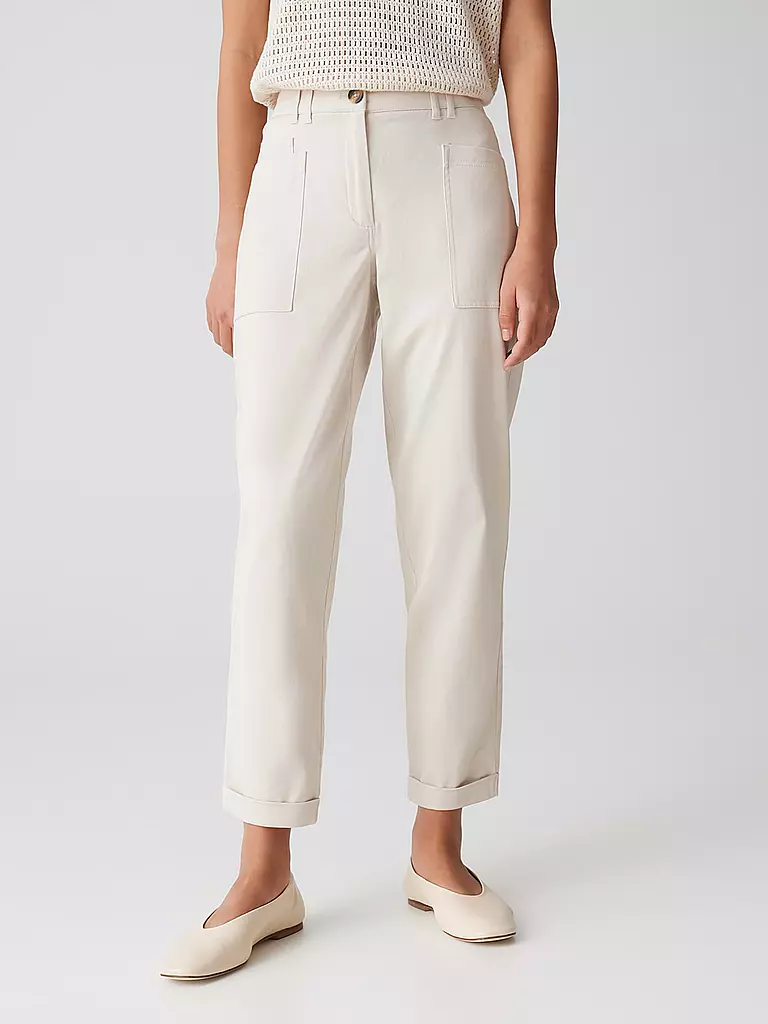 OPUS | Pantalon cargo MELINA FRENCH | creme