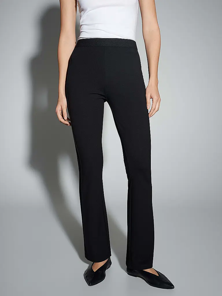 OPUS | Pantalon coupe évasée ERJA COSMIC | Noir