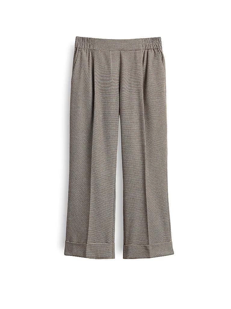 OPUS | Pantalon coupe jogging MAIKITO PEPITA | hellbraun