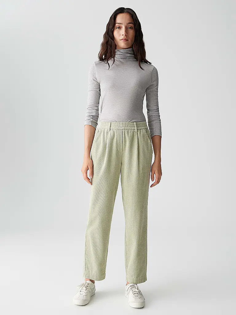 OPUS | Pantalon Coupe Jogging | hellgrün