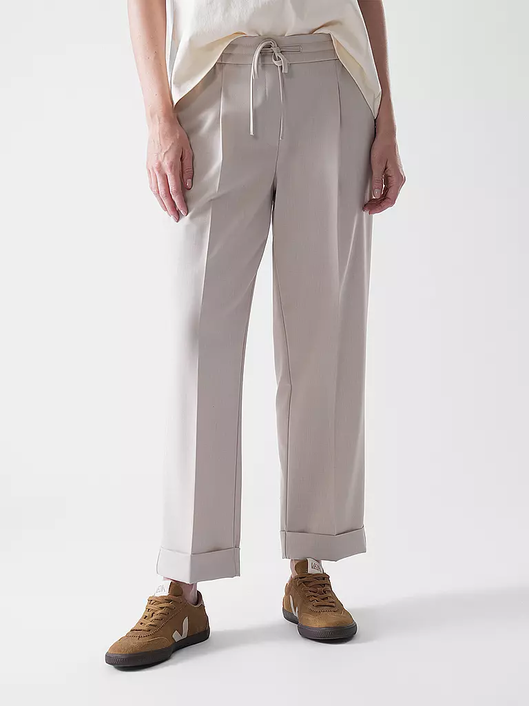 OPUS | Pantalon de tailleur 7/8 MELOSA CITY | beige