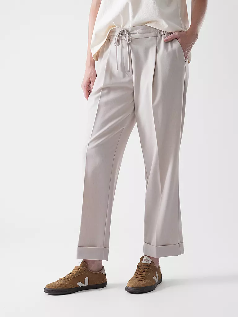 OPUS | Pantalon de tailleur 7/8 MELOSA CITY | beige