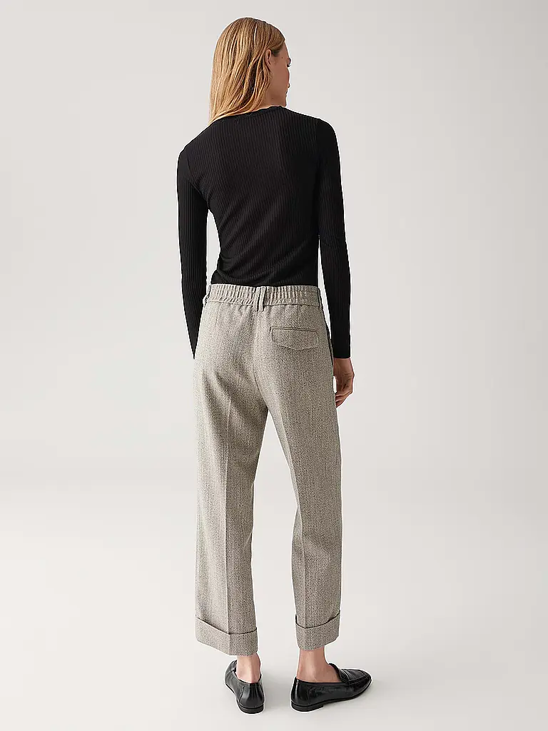 OPUS | Pantalon de tailleur MEERI HERRINGBONE |