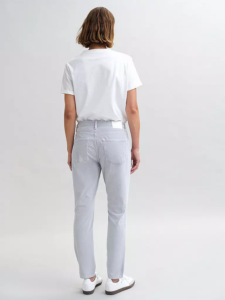 OPUS | Pantalon en velours côtelé coupe slim EVITA GLAZED | 