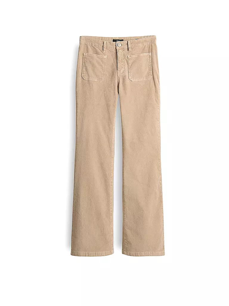 OPUS | Pantalon en velours côtelé EBBI CORDUROY | beige
