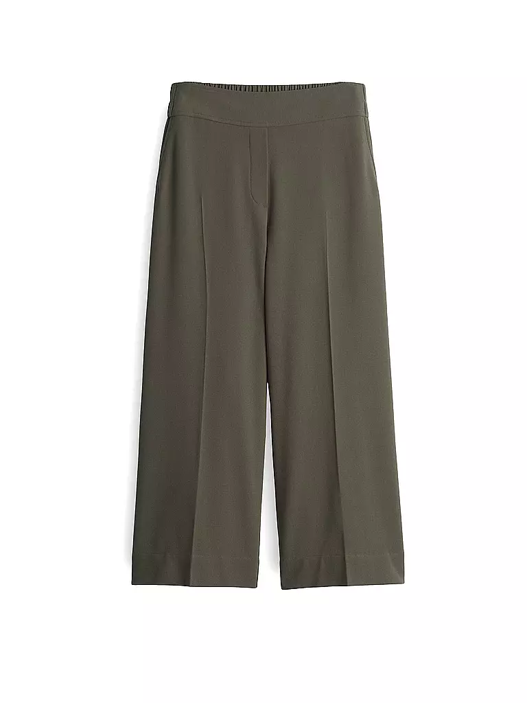 OPUS | Pantalon MISHA CREPE | dunkelgrün