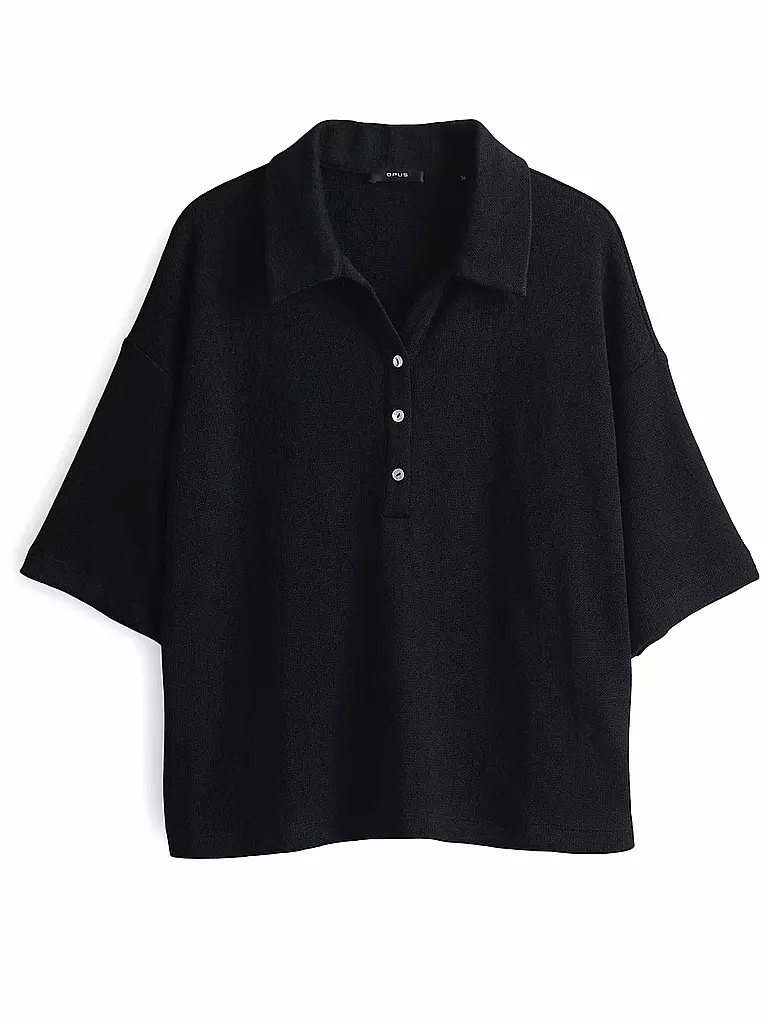 OPUS | Poloshirt SILKAS | Noir