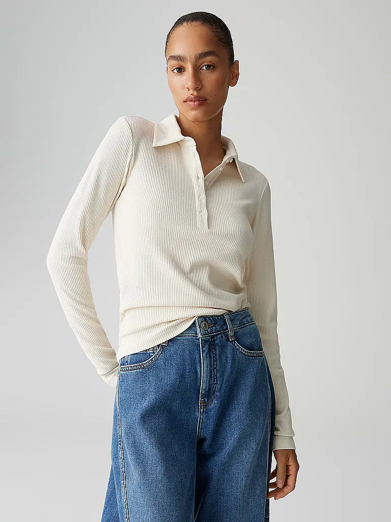 OPUS | Poloshirt SULONA | Beige