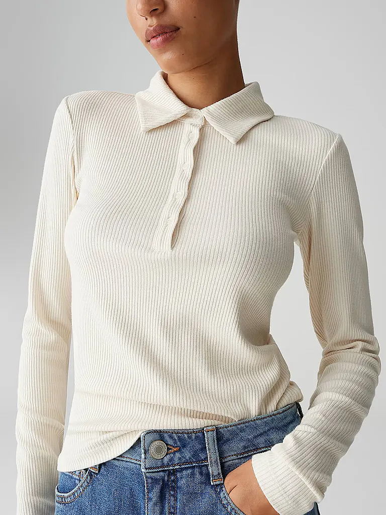 OPUS | Poloshirt SULONA | Beige