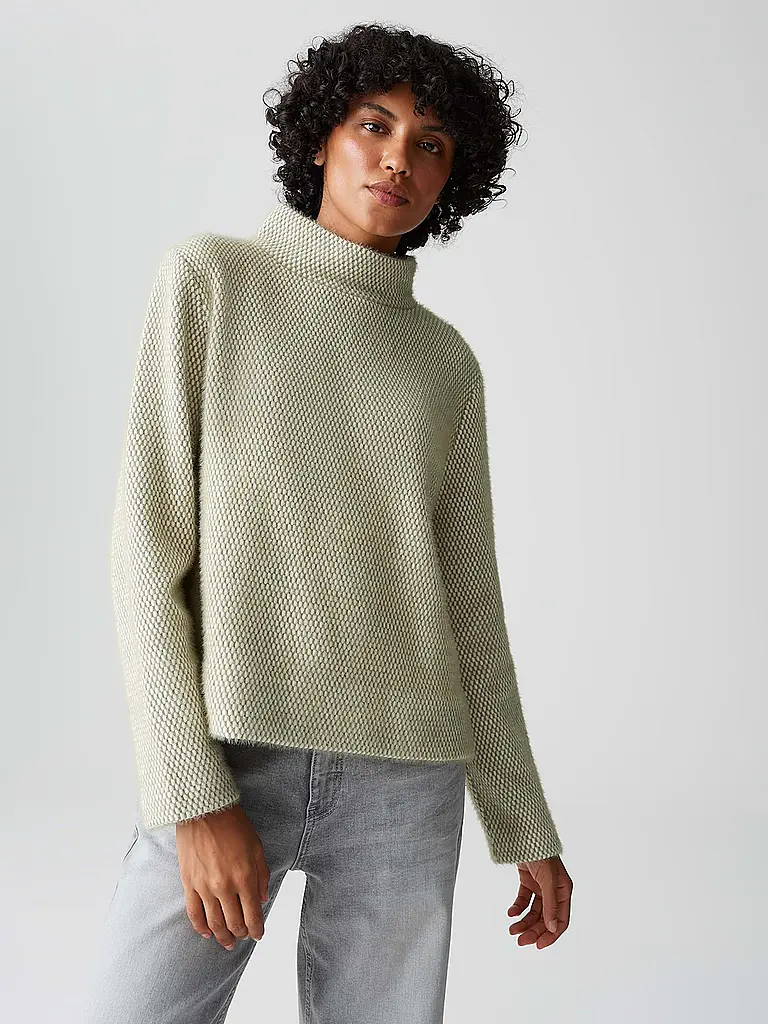 OPUS | Pull à col roulé GAKIRA | hellgrün