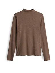 OPUS | Pull à col roulé SUHANNA CURLY | Marron