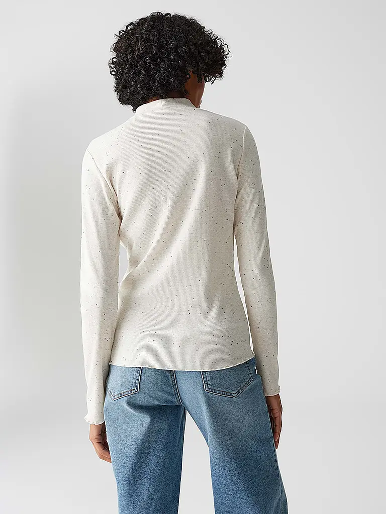 OPUS | Pull à col roulé SUHANNA CURLY | Crème