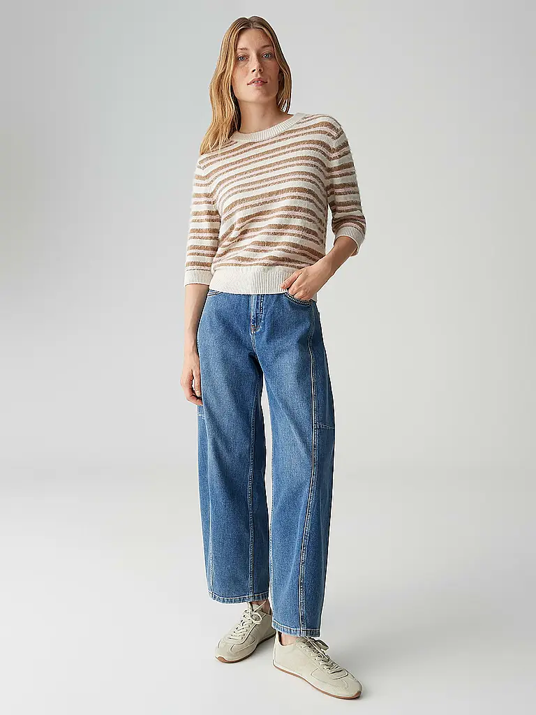 OPUS | Pullover PUVET STRIPE | Rose